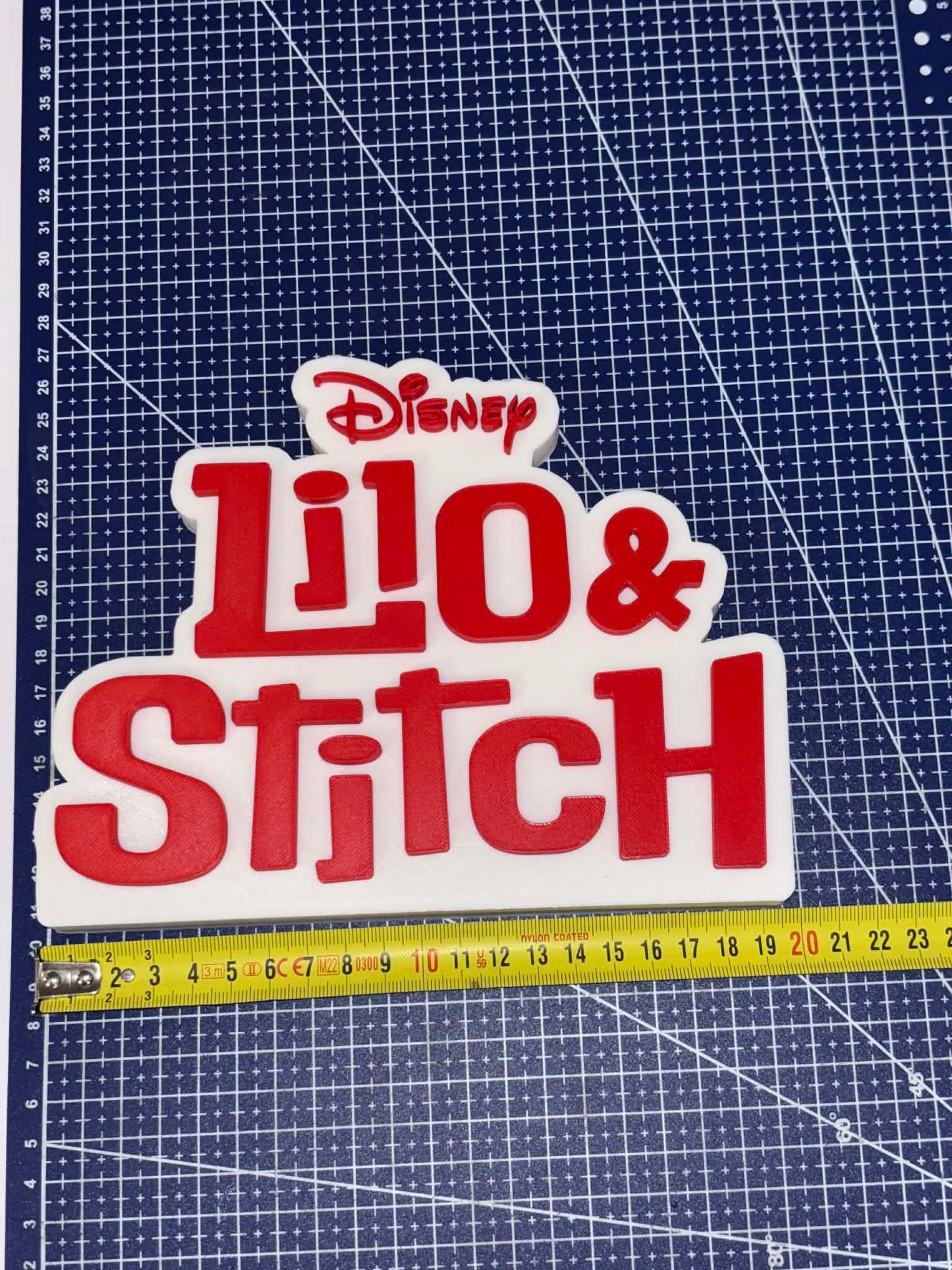 Logo Décoratif Lilo et Stitch imprimée en 3D