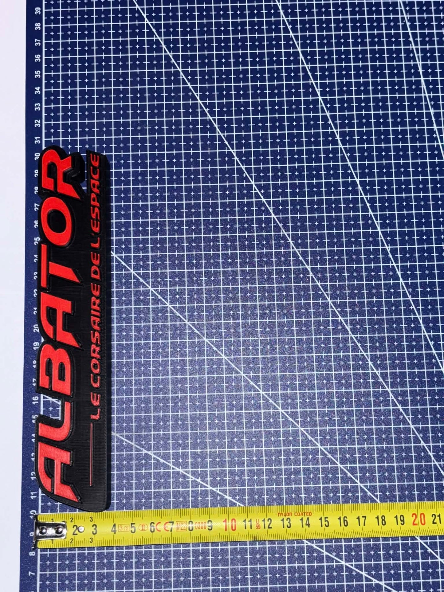 Logo Décoratif Albator imprimée en 3D