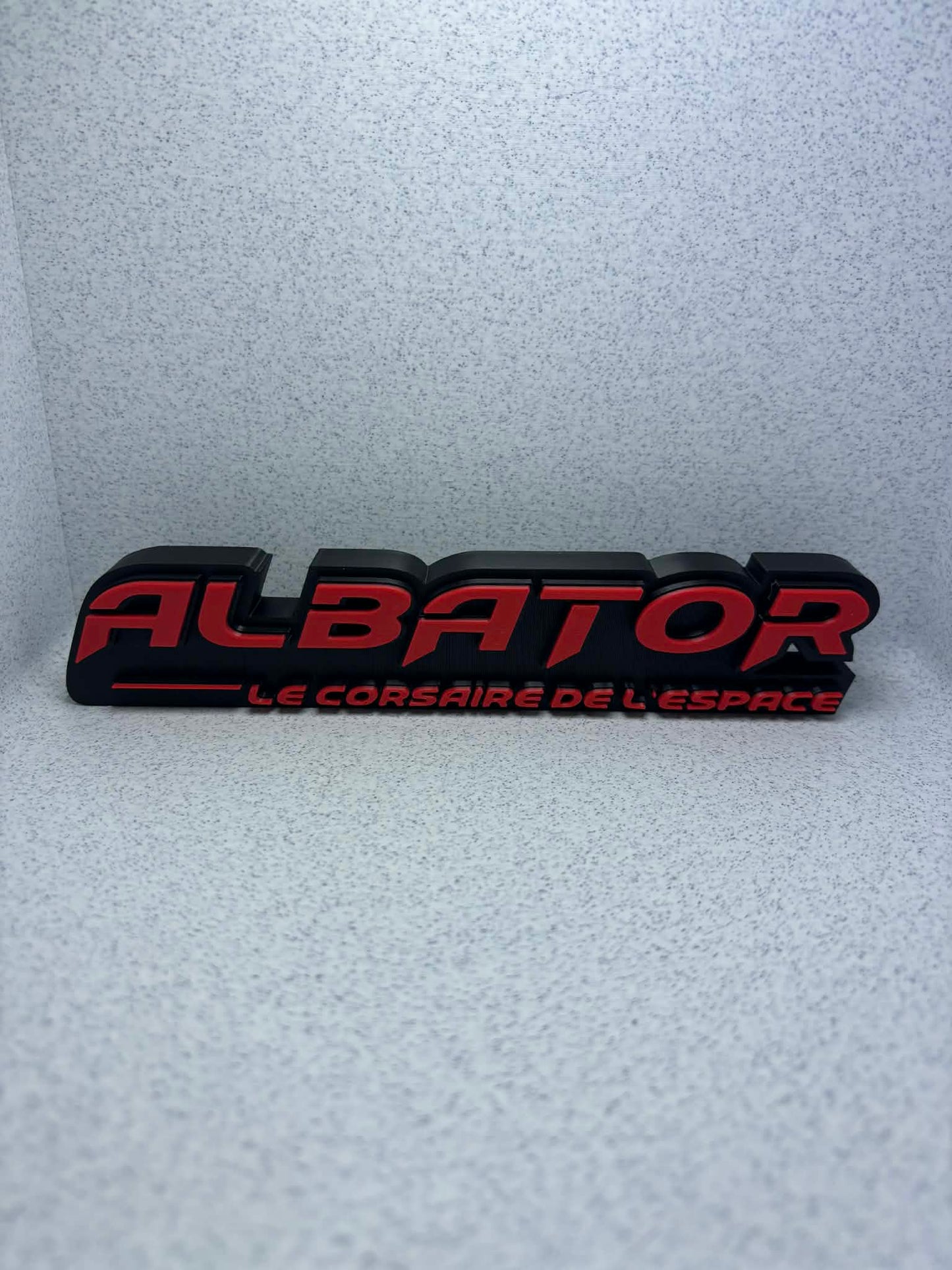 Logo Décoratif Albator imprimée en 3D